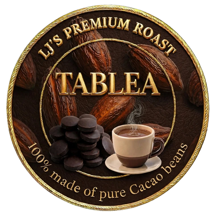 LJ's Premium Roast Tableya, 100% pure cacao